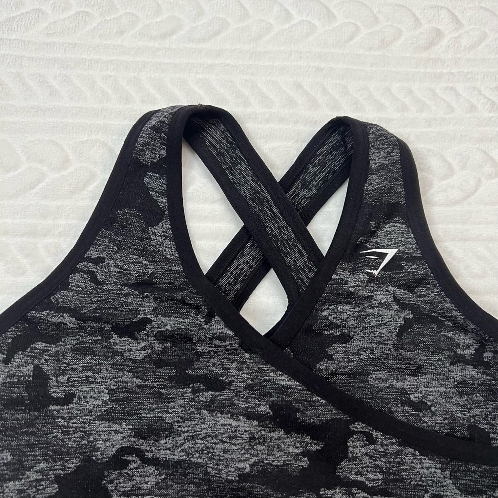 π Gymshark -β Womans Camo Seamless Sports Bra - Picture 4 of 10